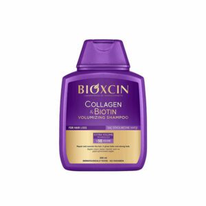 شامپو ضدریزش بیوکسین مدل بیوتین کلاژن حجم دهنده