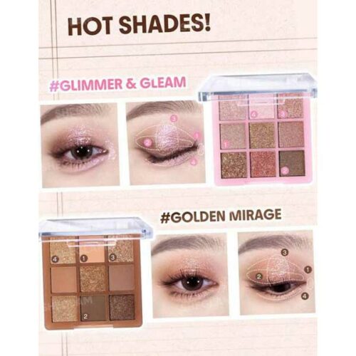 پالت سایه چشم 9 رنگ شیگلم