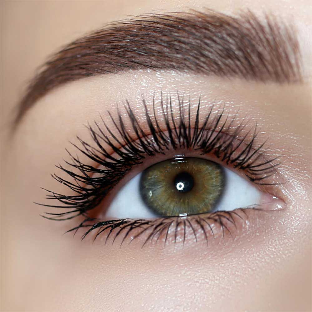 طریقه مصرف ریمل حجم دهنده و حالت دهنده اسنس سبز مدل آی لاو اکستریم