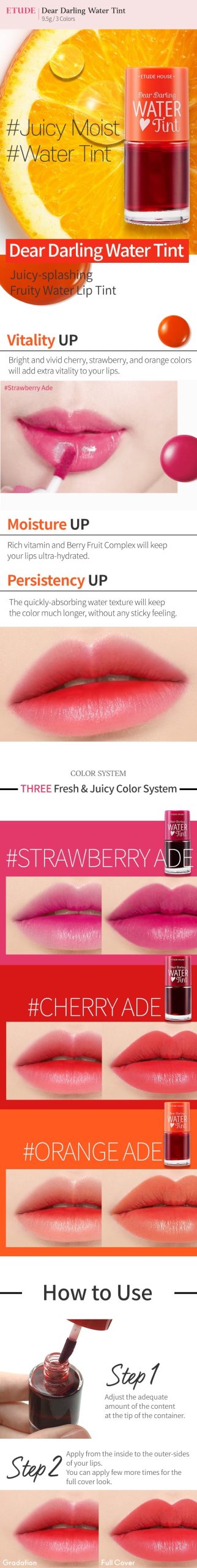 تینت لب اتود هاوس مایع Water Tint