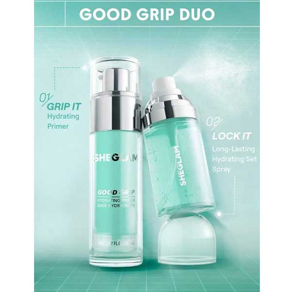 پرایمر و اسپری فیکس شیگلم Good Grip Hydrating Prime & Set Spray