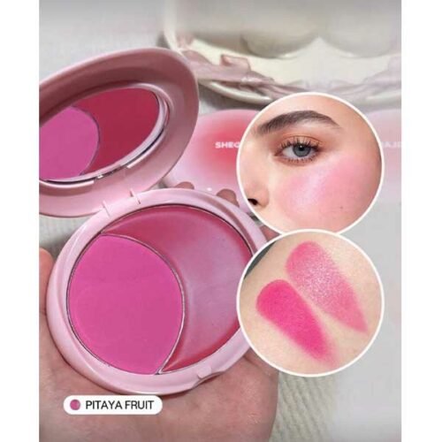 رژگونه دو طرفه کرمی و پودری شیگلم